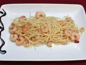 Spaghetti mit Garnelen (Daniela Katzenberger) - Rezept