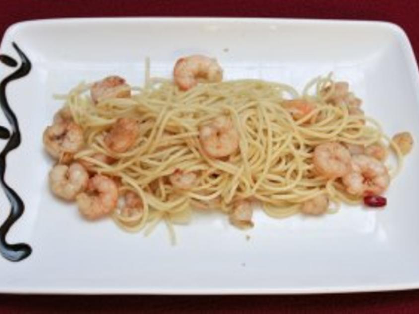 Spaghetti with Shrimp