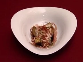 Gratinierte Ricotta-Ziegencréme-Feigen an Rotwein-Honig Reduktion (Ramona Drews) - Rezept