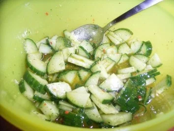 Meine schnelle "Flammkuchen-Pizza" - Rezept - Bild Nr. 8