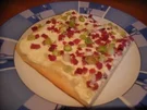 Rezept: Meine schnelle "Flammkuchen-Pizza" Meine schnelle "Flammkuchen-Pizza" - Rezept