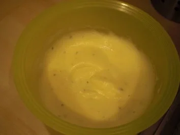 Rosmarin-Pancake mit Calvados-Kompott und Rosmarin-Joghurt-Eis - Rezept - Bild Nr. 12