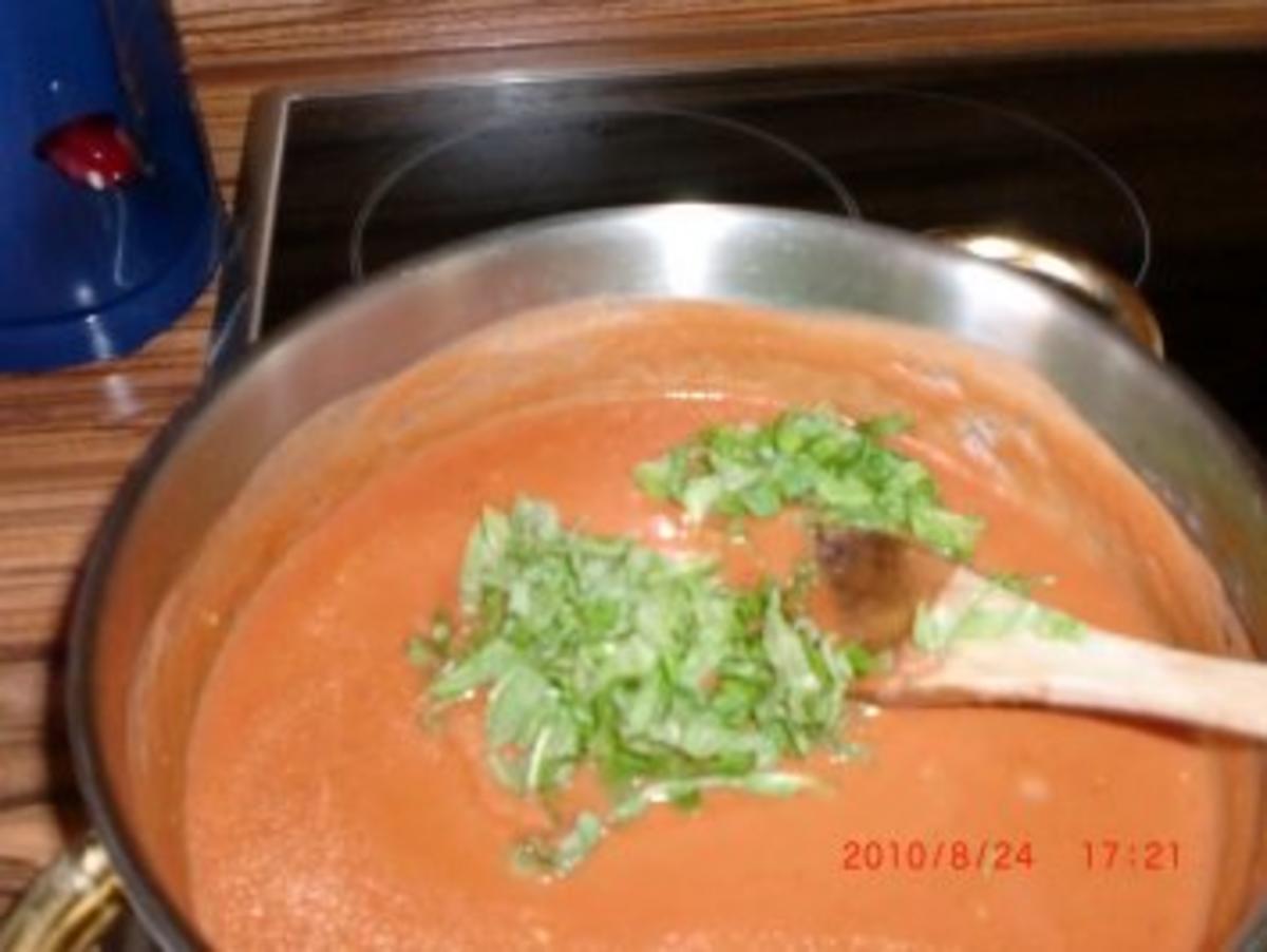 Vegetarisch überbackene Tomatennudeln - Rezept - Bild Nr. 3