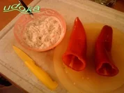 Rezept: Gefรผllte Paprikaringe Gefรผllte Paprikaringe - Rezept