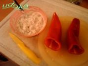 Gefüllte Paprikaringe - Rezept