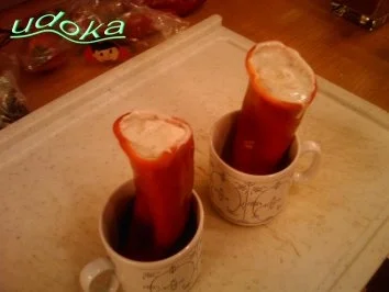 Gefüllte Paprikaringe - Rezept - Bild Nr. 3