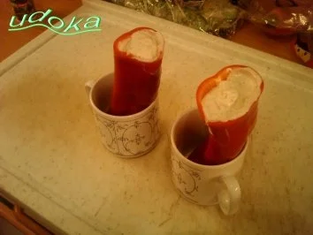 Gefüllte Paprikaringe - Rezept - Bild Nr. 4