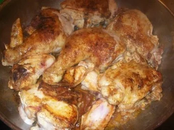 Rezept: Hähnchen geschmort Bild Nr. 2 Hähnchen geschmort - Rezept - Bild Nr. 2