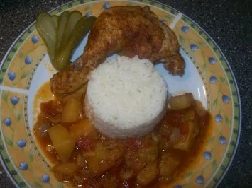 Rezept: Hähnchen geschmort Bild Nr. 4 Hähnchen geschmort - Rezept - Bild Nr. 4