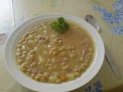 Hausmannskost - ERBSENSUPPE - Rezept