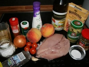 Rezept: Gelügel: Pfirsich-Pfeffer-Gulasch Bild Nr. 2 Gelügel: Pfirsich-Pfeffer-Gulasch - Rezept - Bild Nr. 2