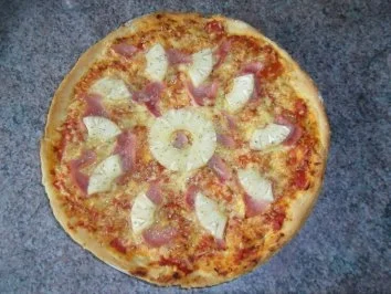 Pizza Hawaii - Rezept
