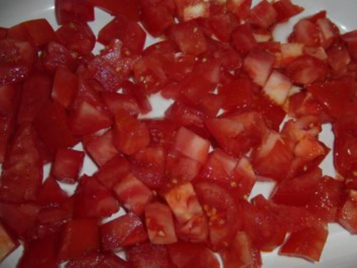 Fisch : Fischfilet-Auflauf auf Tomaten (matratze) und Kartoffel (zudecke) - Rezept - Bild Nr. 2