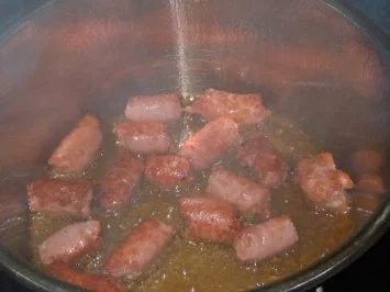 Rezept: Penne mit Steinpilzrahm und Salsiccia Fresca Bild Nr. 6 Penne mit Steinpilzrahm und Salsiccia Fresca - Rezept - Bild Nr. 6