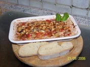 Gratinierte rote Zwiebeln mit Gorgonzola - Rezept