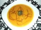 Kürbissuppe mit Koriander-Pesto - Rezept