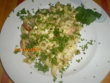 Cellentani mit Kasseler und Käse - Rezept