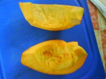 Hokkaido-Kürbishäppchen aus dem Ofen - Rezept - Bild Nr. 2