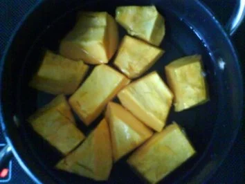 Hokkaido-Kürbishäppchen aus dem Ofen - Rezept - Bild Nr. 4