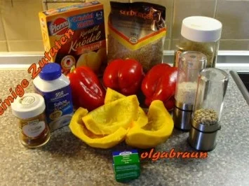 Kürbispflanzerl mit Paprikasahne - Rezept - Bild Nr. 2