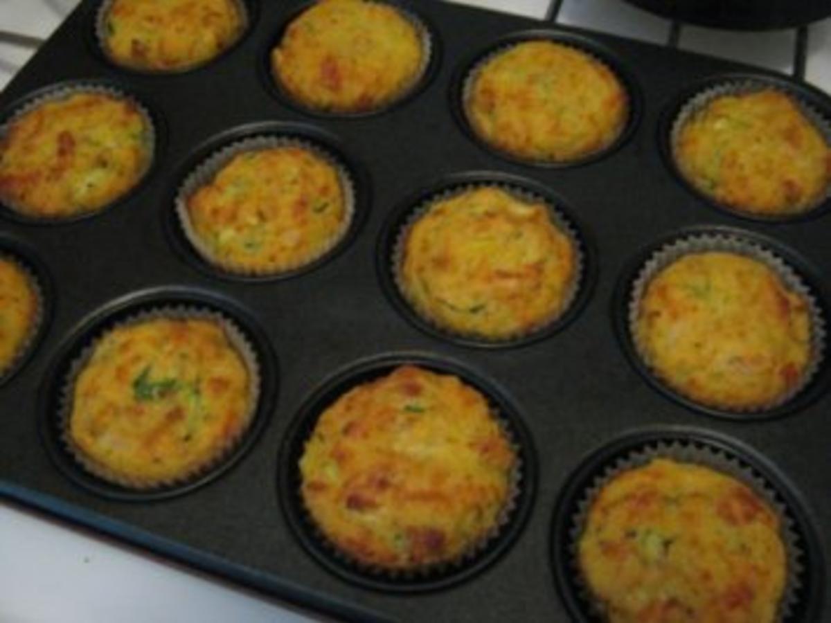 Käse-Zucchini-Muffins - Rezept mit Bild - kochbar.de