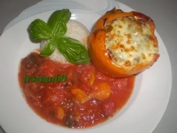 Rezept: Gefüllte Paprikaschoten Gefüllte Paprikaschoten - Rezept