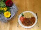 Gulasch mit frischen Pilzen - Rezept