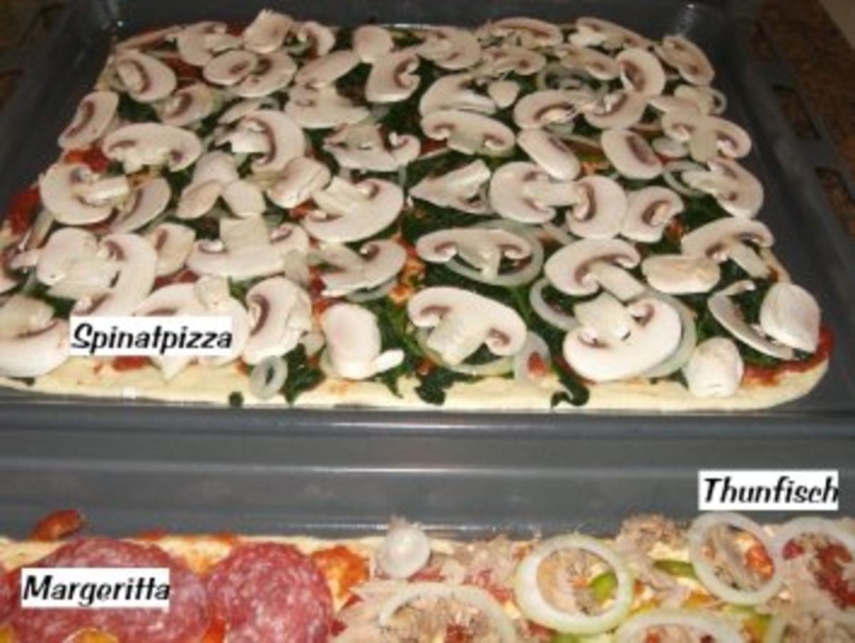 Hefe:    PIZZA - QUARTETT - Rezept - Bild Nr. 4