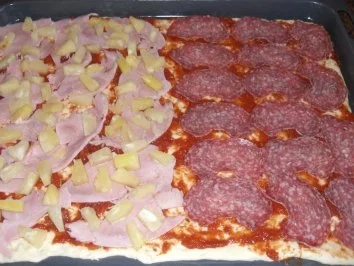 Hefe:    PIZZA - QUARTETT - Rezept - Bild Nr. 3