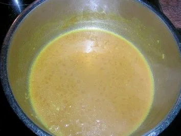 Supreme von der Maispoularde auf Graupen-Risotto mit einer Champagnersauce an Blumenkohl - Rezept - Bild Nr. 6