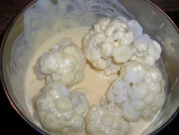 Supreme von der Maispoularde auf Graupen-Risotto mit einer Champagnersauce an Blumenkohl - Rezept - Bild Nr. 7