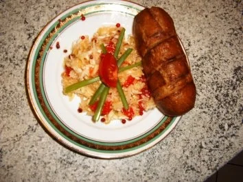 Rezept: Weißkrautsalat mit Tomaten Weißkrautsalat mit Tomaten - Rezept