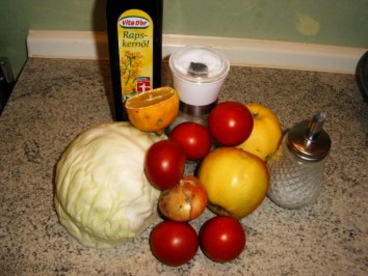Weißkrautsalat mit Tomaten - Rezept - Bild Nr. 2