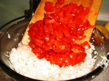 Rezept: Weißkrautsalat mit Tomaten Bild Nr. 4 Weißkrautsalat mit Tomaten - Rezept - Bild Nr. 4