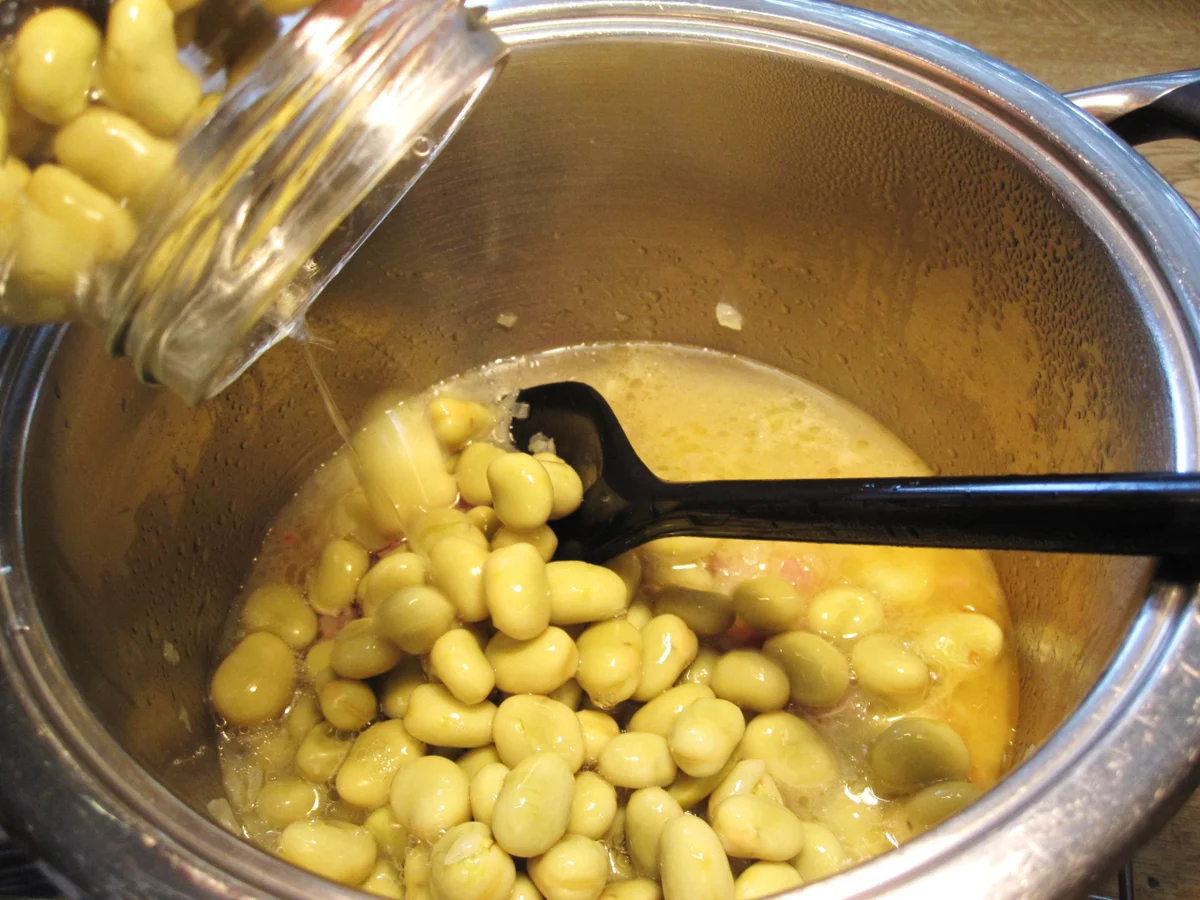 Dicke Bohnen mit Mettwurst nach Omas Art - Rezept - Bild Nr. 3227