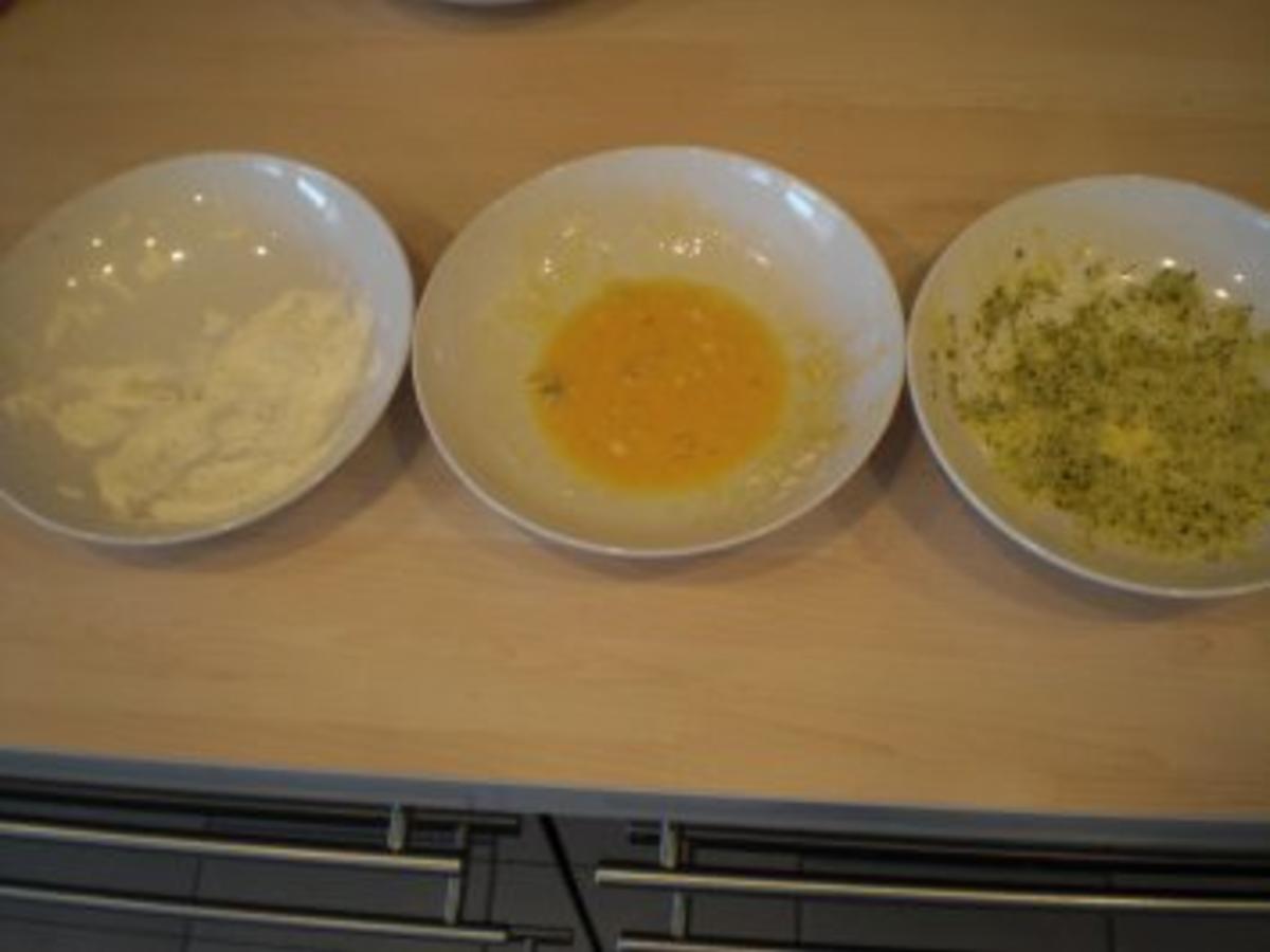 Marinierte Birnen in der Kürbiskern-Sterzmehl-Panade mit Kürbiskernöl ...