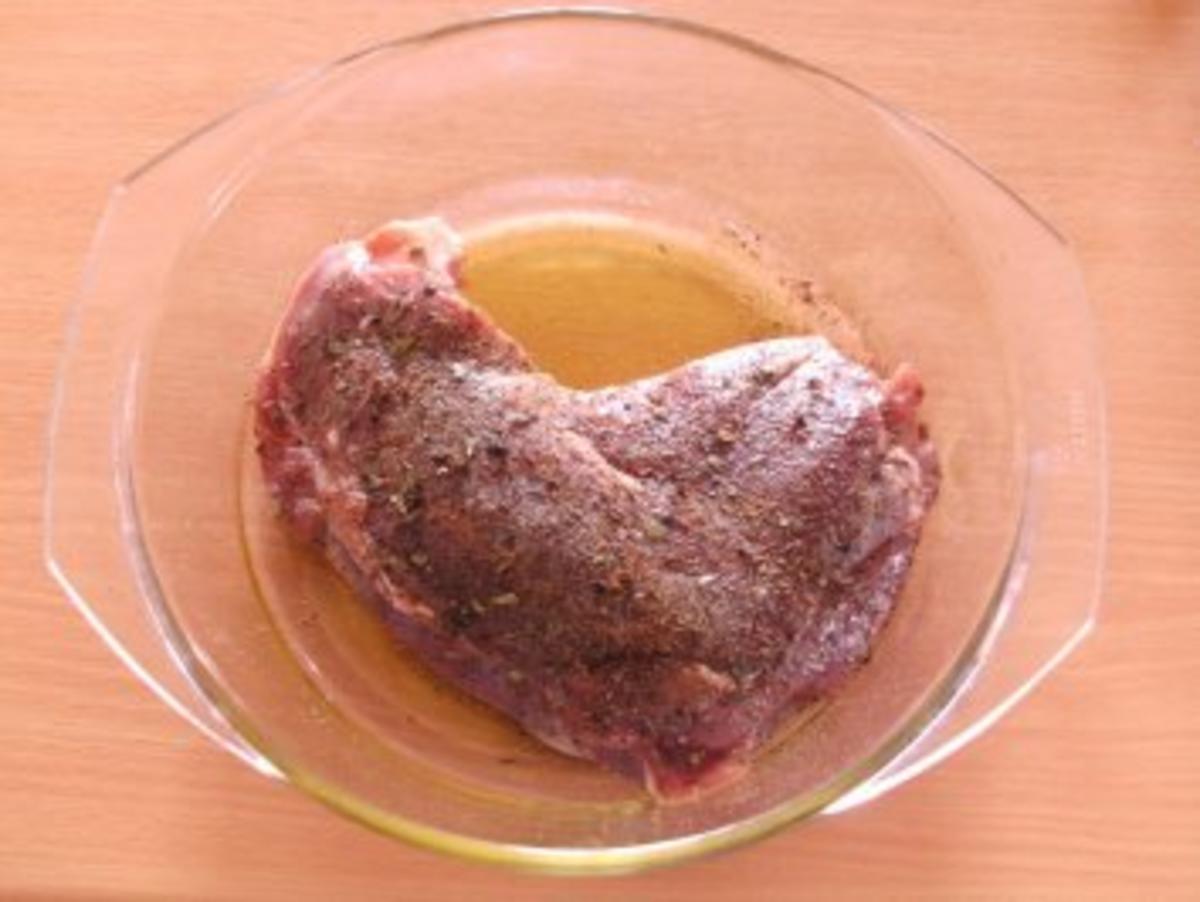 Fleisch: Rehschulter gebraten - Rezept - Bild Nr. 3