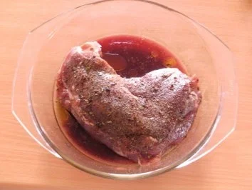 Fleisch: Rehschulter gebraten - Rezept - Bild Nr. 4