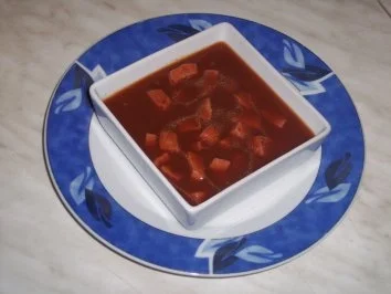 Rezept: Party-Wurstgulasch für Eilige Party-Wurstgulasch für Eilige - Rezept