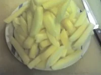 Pommes Frittes selbstgemacht, außen kunisprig, innen weich - Rezept - Bild Nr. 4