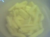 Pommes Frittes selbstgemacht, außen kunisprig, innen weich - Rezept - Bild Nr. 5