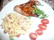 Maccaroni Cheese with Bacon and Onions - Rezept