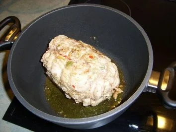 Gespickter Putenrollbraten mit Zwetschgenfüllung - Rezept - Bild Nr. 14