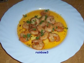 Rezept: Zwischensnack: Garnelen in Knoblauchöl Zwischensnack: Garnelen in Knoblauchöl - Rezept