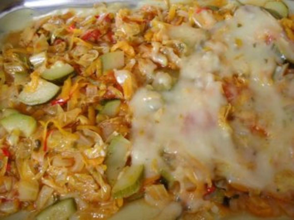 Gemüse-Lasagne mit Spitzkohl, Karotten, Zucchini und Tomaten - Rezept ...