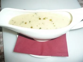 Pfefferrahmsauce mit frischen Kräutern - Rezept