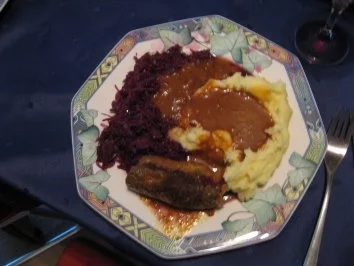 Fleisch- Gefüllte Rolle - Rezept