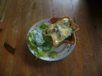 Rezept: Teigschaelchen mit herzhafter Fuellung Teigschaelchen mit herzhafter Fuellung - Rezept