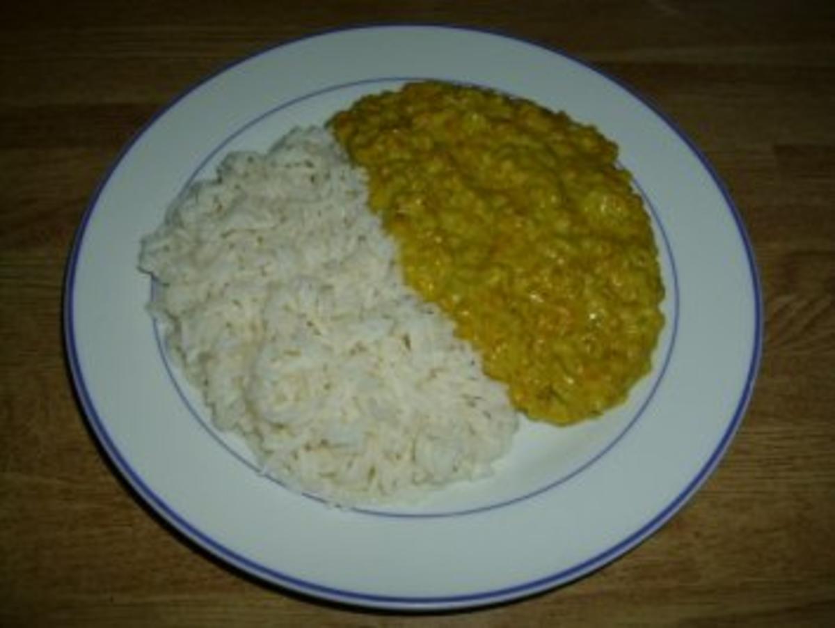 Sahne-Curry-Linsen - Rezept