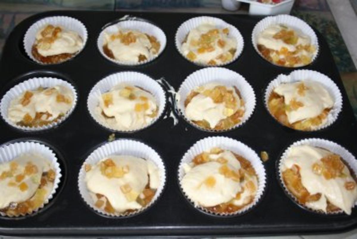 Muffins: Muffins mit Amaretto-Citrusfrüchten - Rezept - Bild Nr. 4